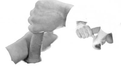 Massage of the penis